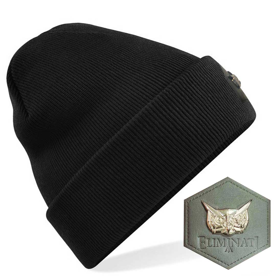 Beanie Black Label - Black - vegan